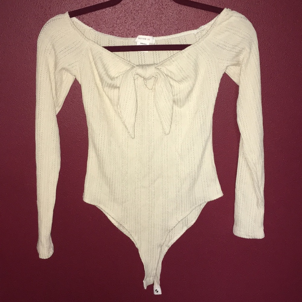Forever 21 Bow Bodysuit